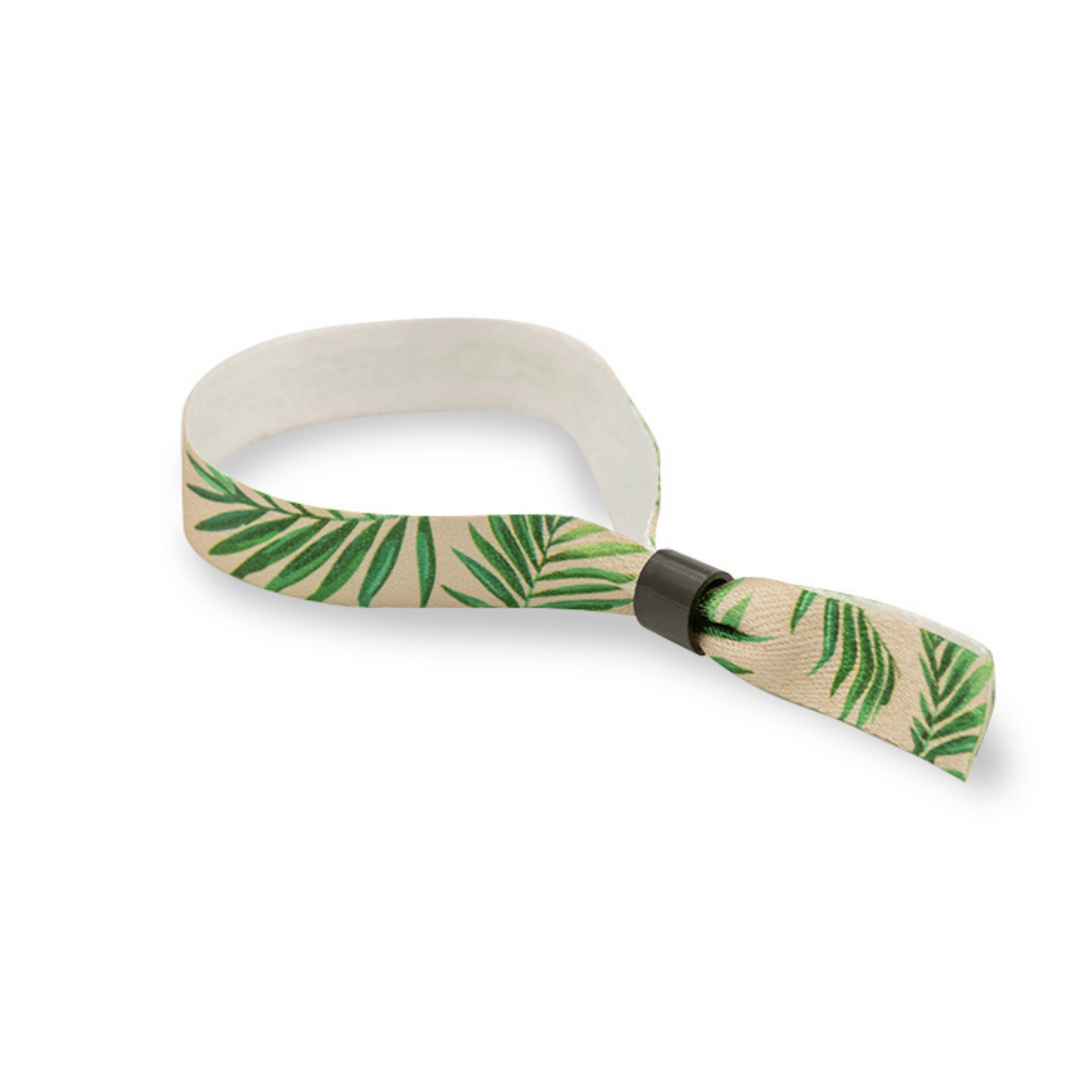 Bracelet événementiel tissu recyclé à bague / J+20